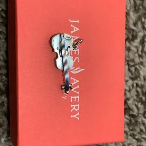 Retired James Avery violin charm